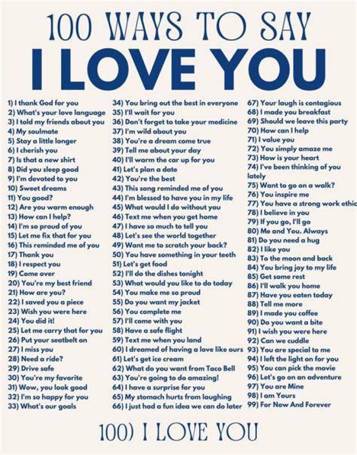100 Ways To Say I LOVE YOU ESLBuzz Learning English