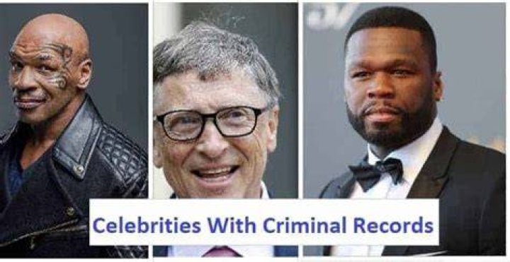 5 Celebrities With Criminal Records