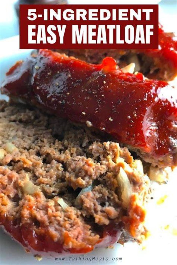 5Ingredient Easy Meatloaf Talking Meals