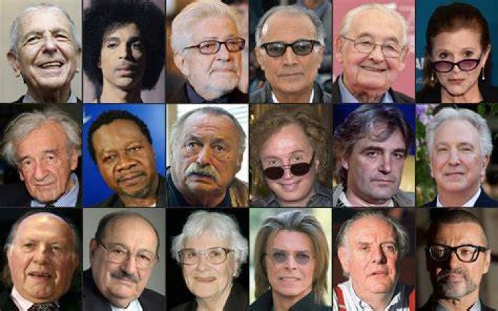 71 Celebrity Deaths of 2016 in Chronological Order Wow Gallery