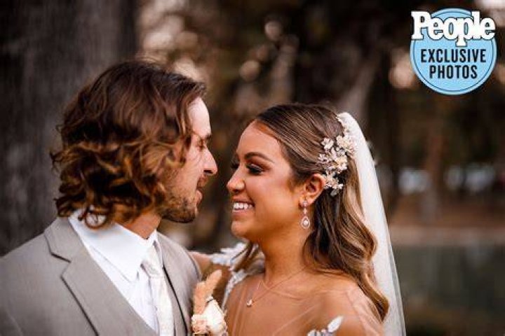 Alexandra Kay Weds Indiana Touchette In Romantic Wooded Ceremony