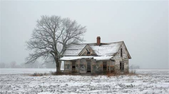 An abandoned house in snowy mountains. in 2020 Abandoned houses