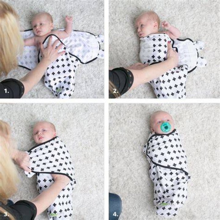 Baby Velcro swaddle, Babies & Kids, Bathing & Changing, Diapers & Baby