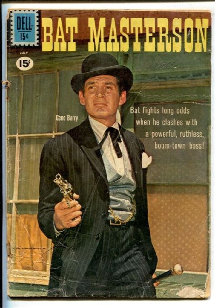 BAT MASTERSON debuted on this day in 1958! Star Gene Barry recreated