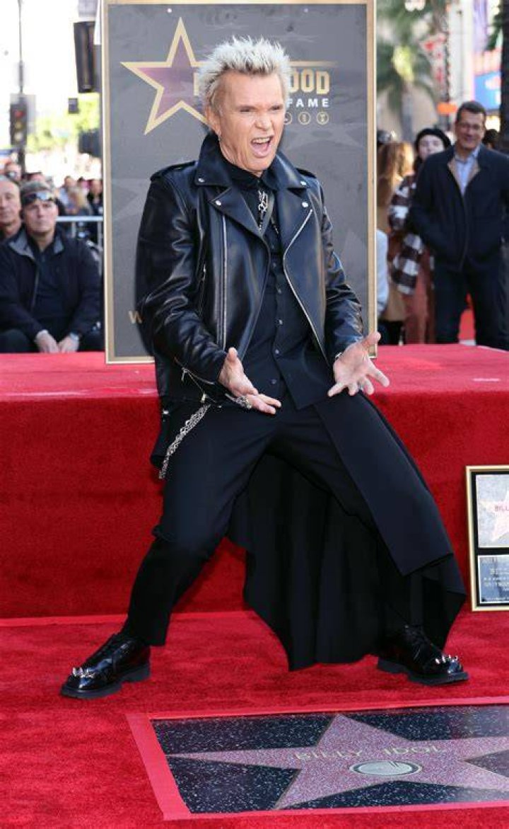 Billy Idol honored with star on Hollywood Walk of Fame 'I couldn't