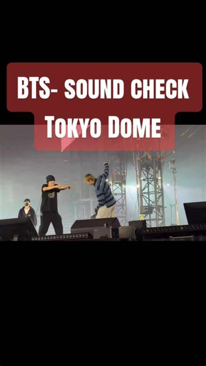 BTS Sound Check I Shoot Shows