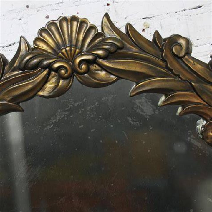 Carved Plaster Mirror Art deco wall mirror, Mirror, Twig mirror