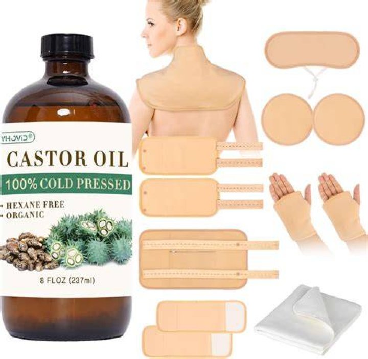 Castor Oil Packs Get rid of Spider Veins, Swollen Legs, Menstrual