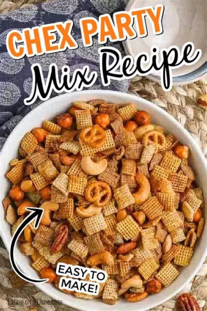 Chex Party Mix Warm Vanilla Sugar Chex party mix, Bagel chips
