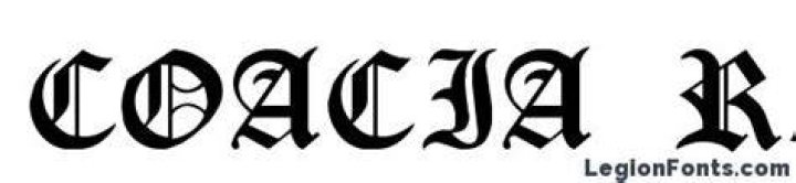 COACIA Regular Download For Free, View Sample Text, Rating And More