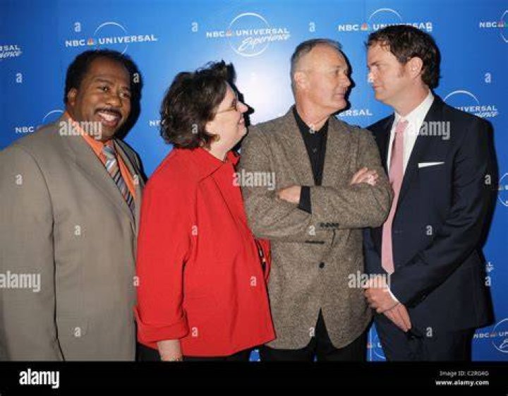 Creed Bratton Leslie David Baker and Phyllis Smith 100th Episode of The