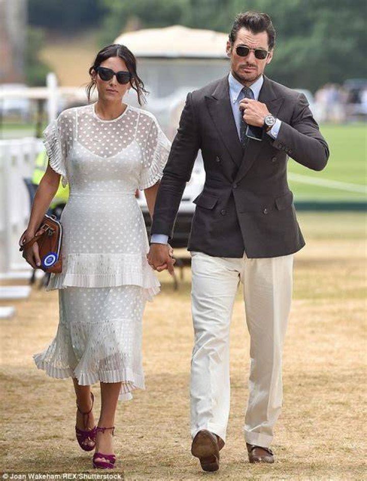 David Gandy and girlfriend Stephaine Mendoros, October 11, 2016
