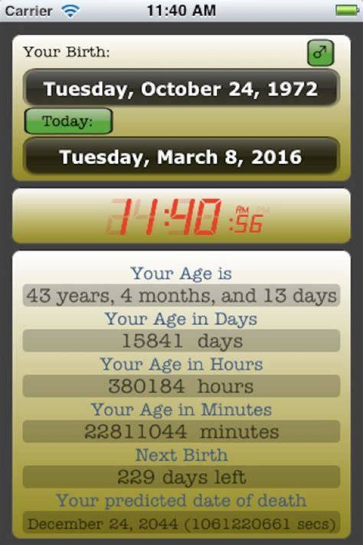 Death Calculator Free by Byounghun Jang