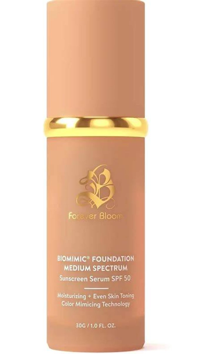Forever Bloom Biomimic Foundation SPF 50, 1.0 fl oz DARK (1658