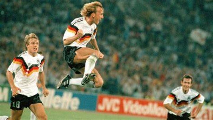 German soccer legend Andreas Brehme accidentally showed his naked wife