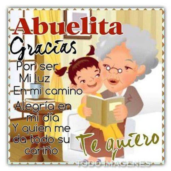 Gracias abuelita Mensaje para mi abuela, Carta a mi abuelo, Frases de