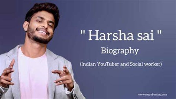 Harsha Sai, a you tuber who for his philanthropic works have an