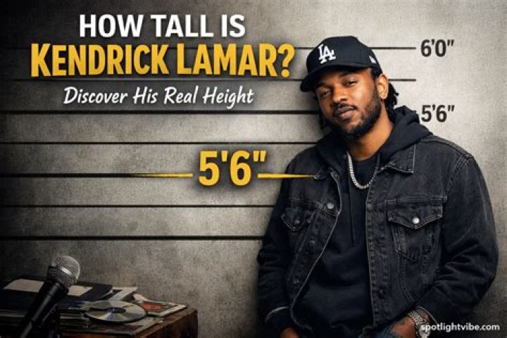 How Tall is Kendrick Lamar? Kendrick Lamar's Height How Tall Height