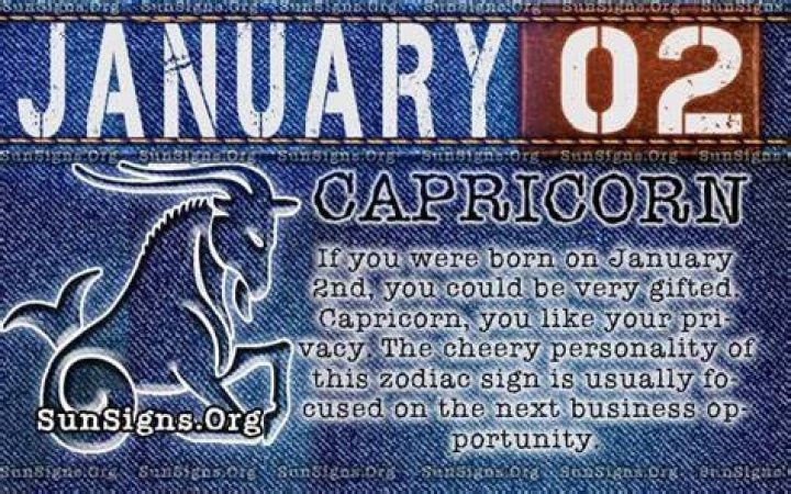 January 2 Zodiac Capricorn Birthday Horoscope
