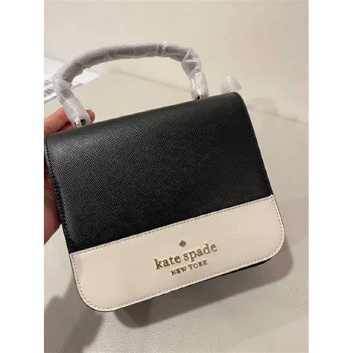 Kate Spade Staci Square Crossbody Colourblock in Peacock, Luxury, Bags