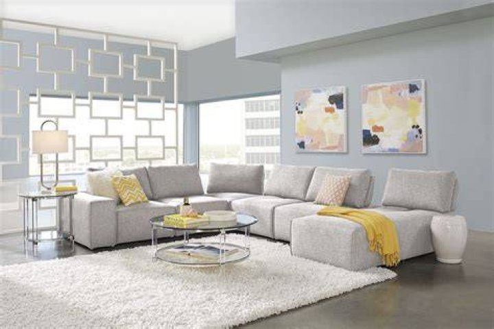 Laney Park Light Gray 6 Pc Sectional Rooms To Go