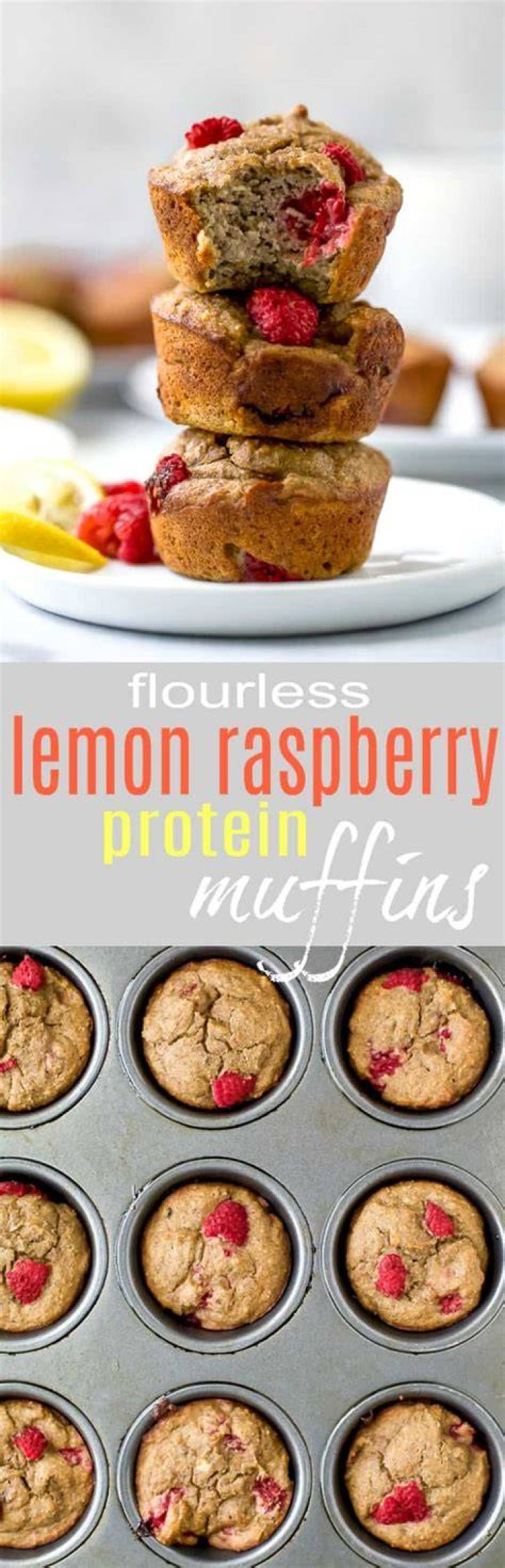 Lemon Raspberry Protein Muffins Easy High Protein Muffin Recipe