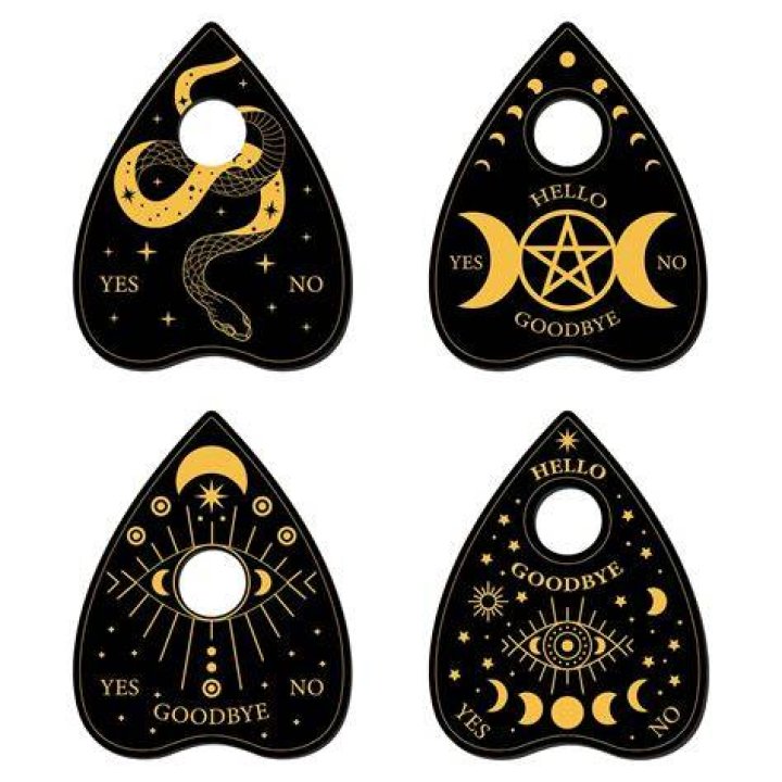 Mini Ouija Board with Planchette Mystifying Oracle Occult Etsy