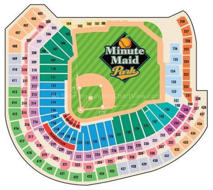 Minute Maid Park Seating Chart View Deck Two Birds Home