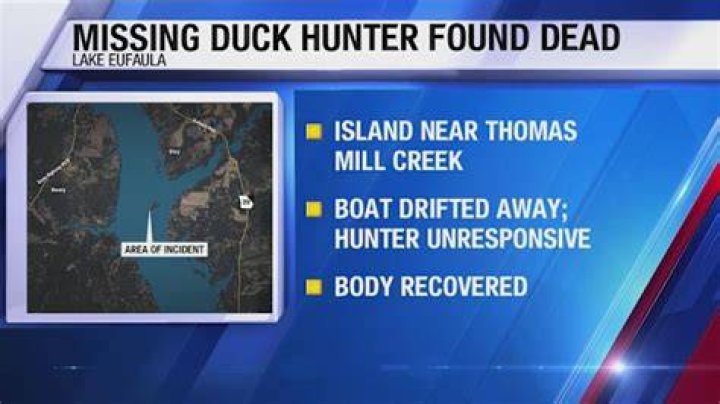 Missing Duck Hunter Found Dead 2 Days After Kayak Capsized on Alabama