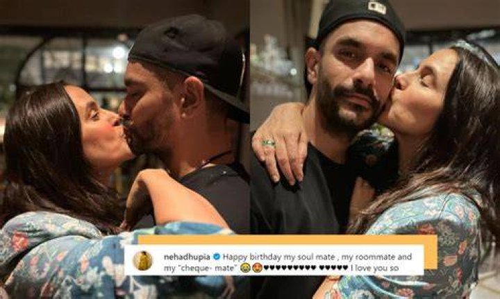 Neha Dhupia shares a lovely picture with her father on his birthday