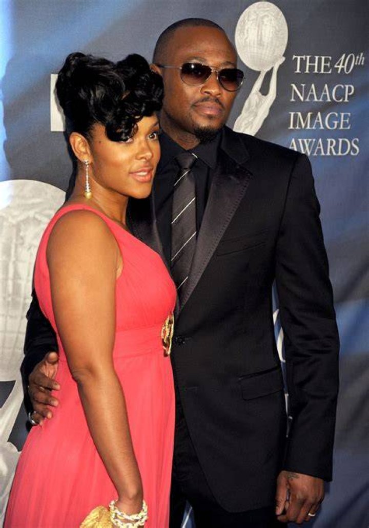 Omar Epps and wife Keisha Spivey attend the 59th Annual Primetime Emmy