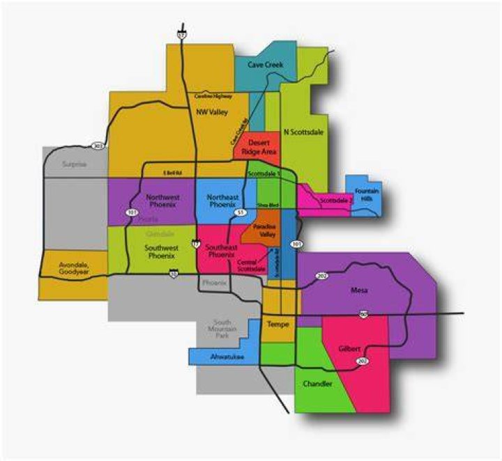 Phoenix Neighborhood Map
