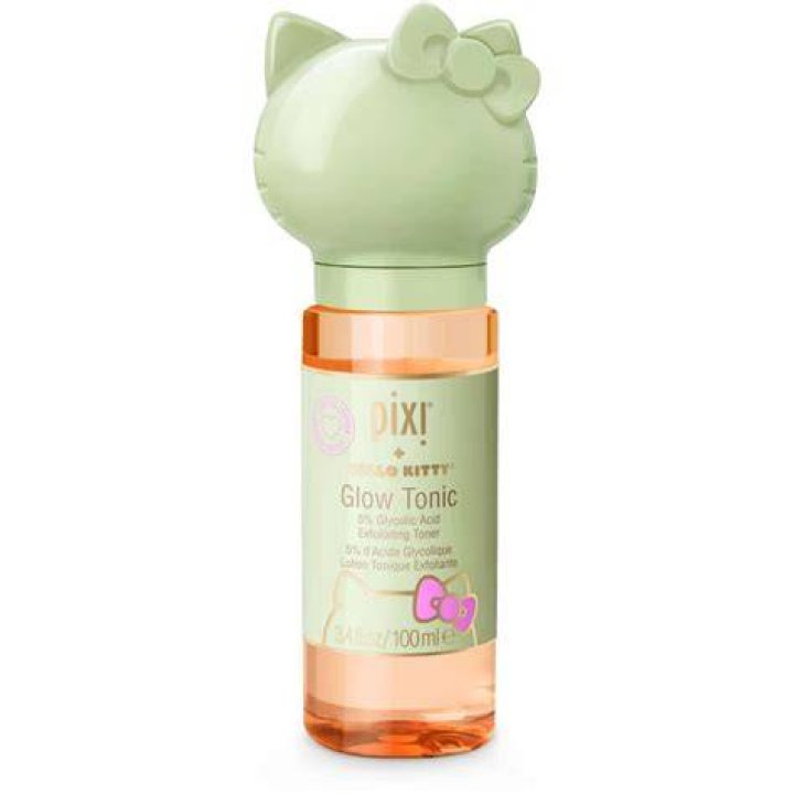 Pixi + Hello Kitty Glow Tonic Glycolic Acid Exfoliating Toner 3.4 fl