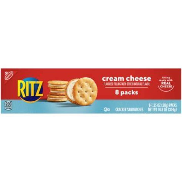 Ritz Cream Cheese Sandwich Crackers, 1.35 oz, 8 Ct