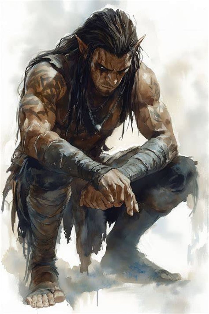 shifter male Shifter barbarian, Rpg portrait, Character art