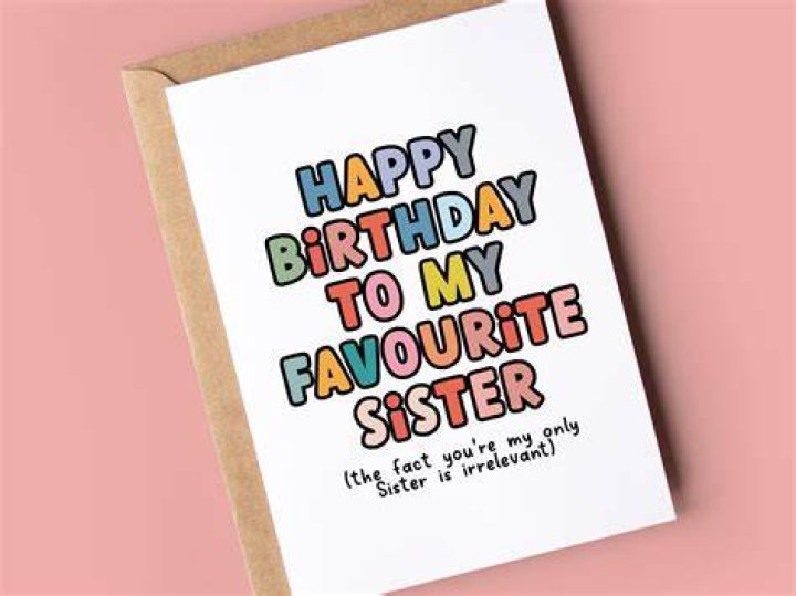 Sister Birthday Card, Birthday Cards, Birthday Signs, 21 Birthday