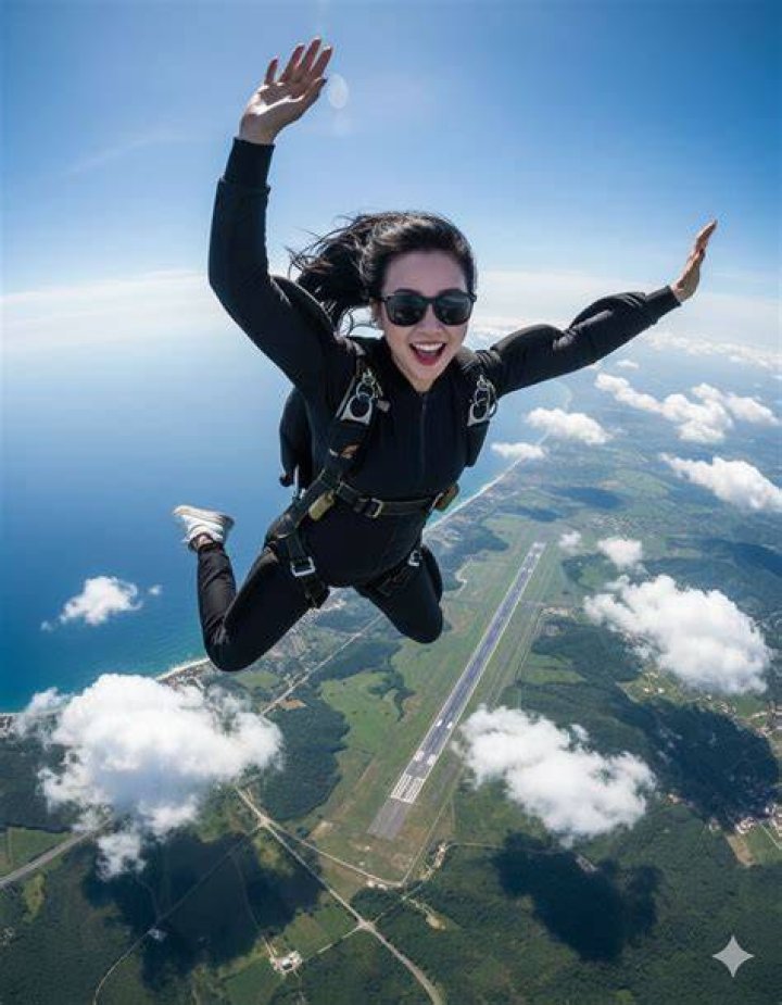 Sky diving bezywolf