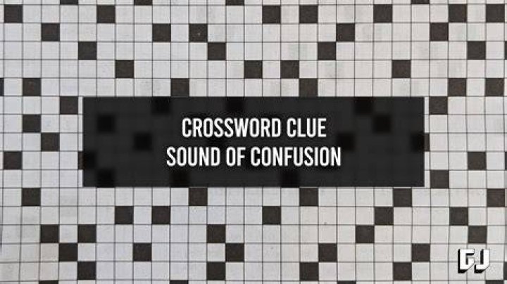 Sound of Confusion Crossword Clue Gamer Journalist