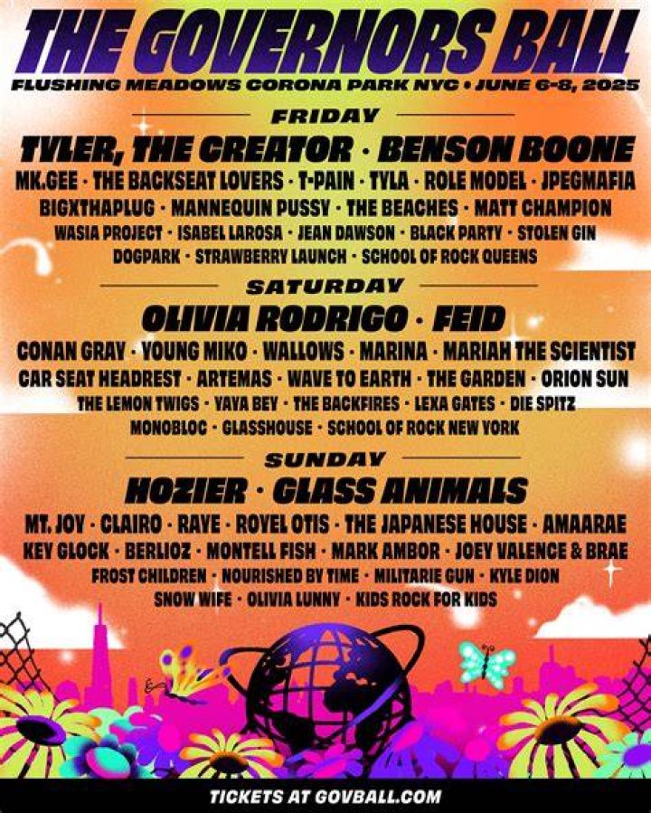 The Governors Ball Music Festival at Citi Field on 24 Sep 2021 Ticket
