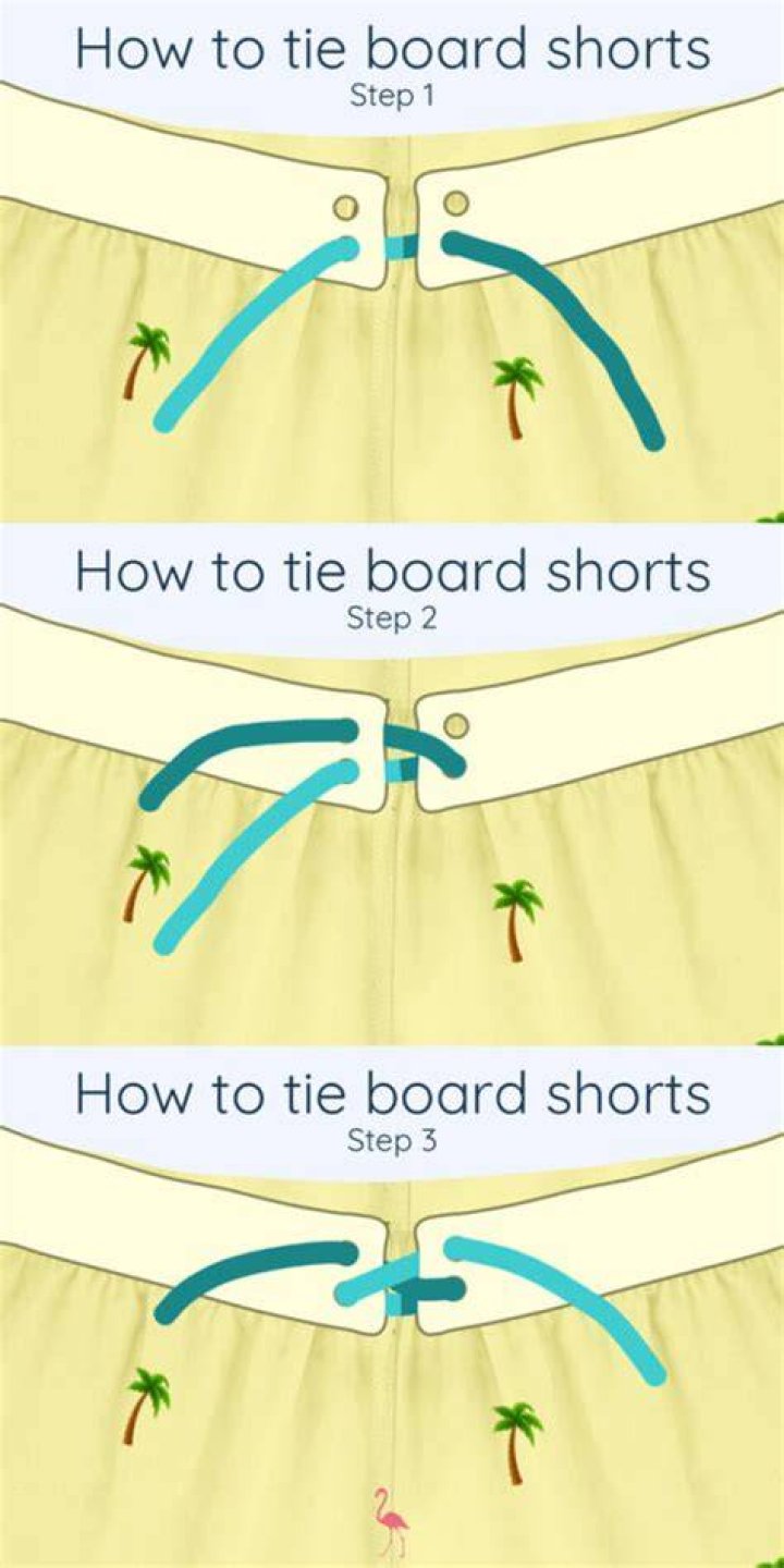 Tie swim trunks Stepbystep guide 2023
