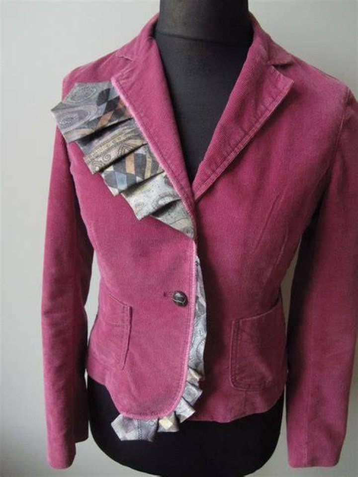 Upcycled/ Blazer/ Womens Jackets/ Womens Clothing/ Unique/ Etsy