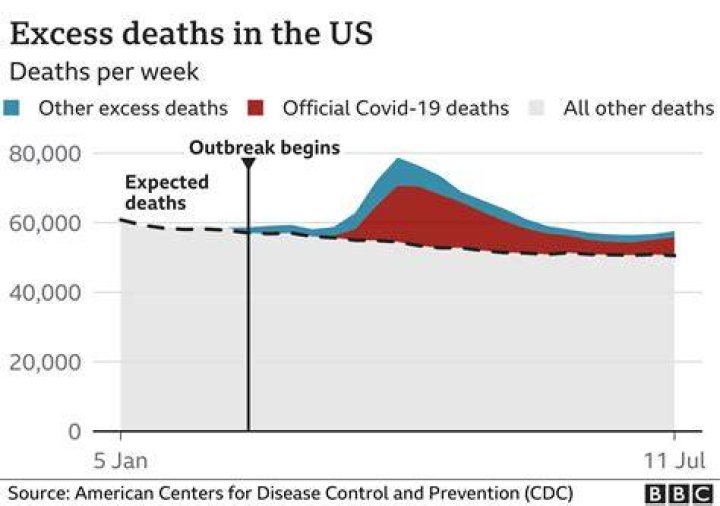 US deaths during coronavirus outbreak period were 179K higher than