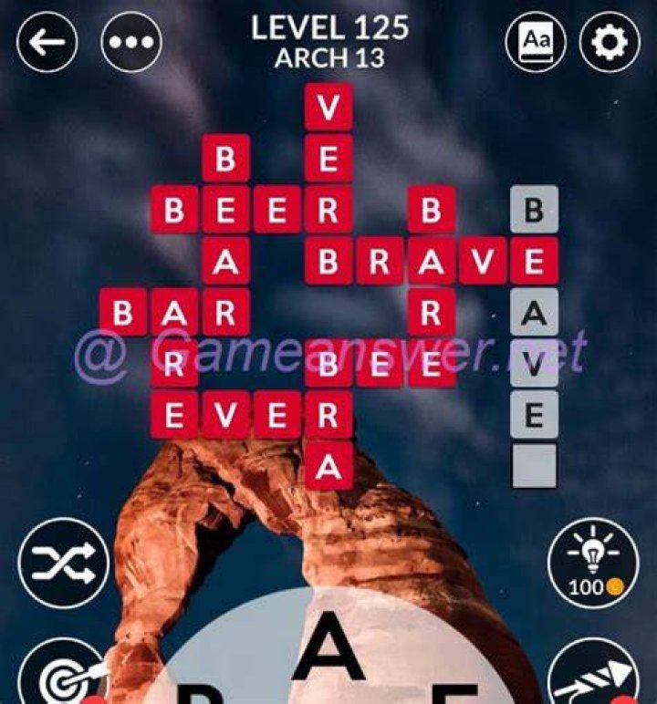 Wordscapes Level 125 Answers [ + Bonus Words ] GameAnswer