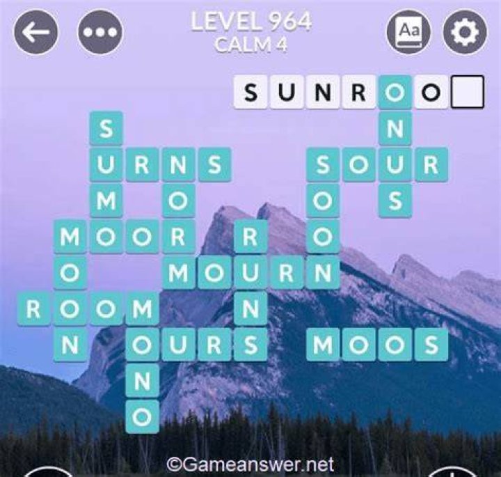 Wordscapes Level 964 Answers [ + Bonus Words ] GameAnswer